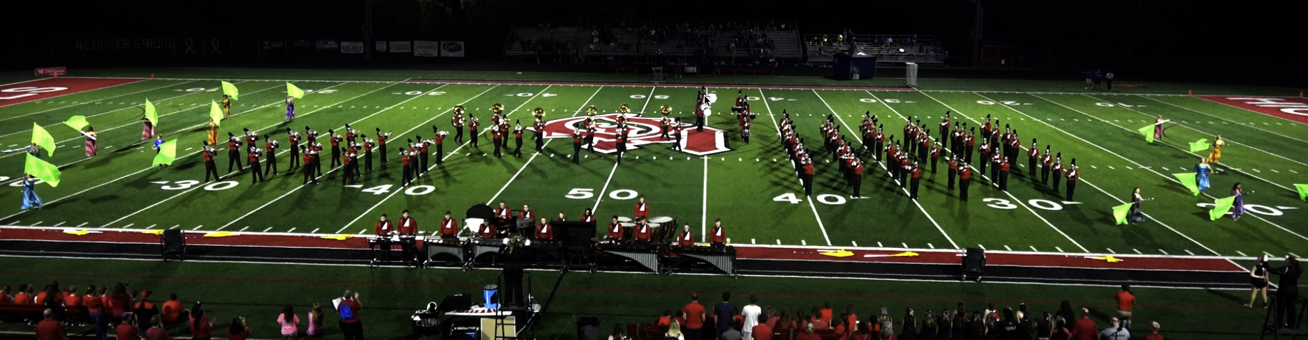 band on football field